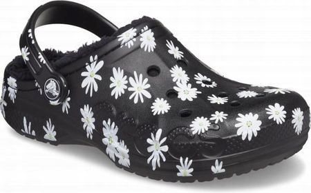 Dziecięce Ocieplane Buty Klapki Chodaki Crocs Baya Lined Printed Clog 30-31