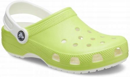 Dziecięce Fluorescencyjne Buty Klapki Chodaki Crocs Glow In The Dark 24-25