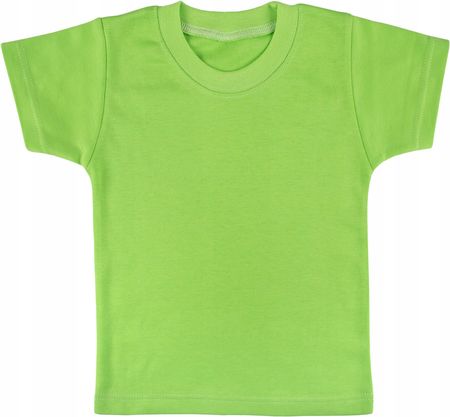 Koszulka dziecięca zielona T-shirt bawełna, polska