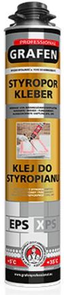 GRAFEN klej do styropianu w piance, klej poliuretanowy XPS/EPS 750ml