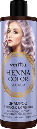 VENITA Henna Color Platinum Szampon do włosów w odcieniach blond i siwych 300ml