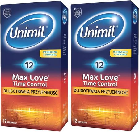 Unimil Max Love Lateksowe Prezerwatywy 24