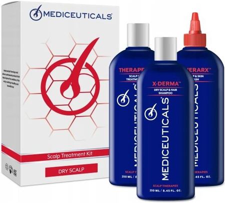 Mediceuticals Kuracja Do Suchej Skóry Głowy 3x250ml