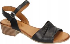 Zdjęcie Sandały Piazza 910128-01 Black Czarne Skórzane - Dolsk