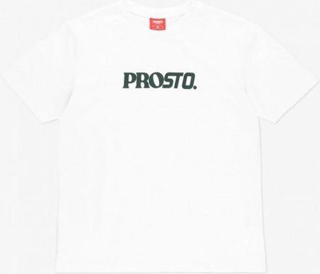 Damski t-shirt z nadrukiem Prosto Cherries - biały