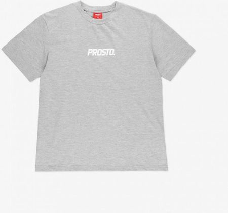 Damski t-shirt z nadrukiem Prosto Classy - szary