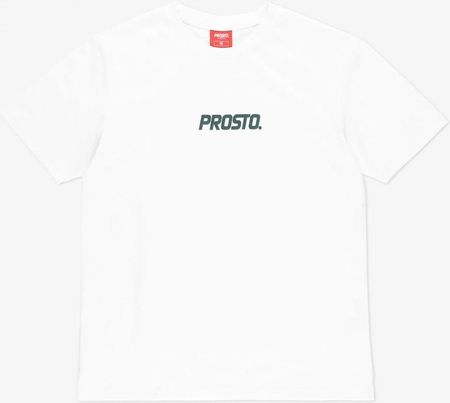 Damski t-shirt z nadrukiem Prosto Classy - biały