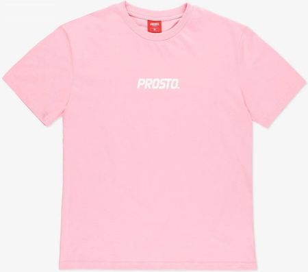 Damski t-shirt z nadrukiem Prosto Classy - różowy