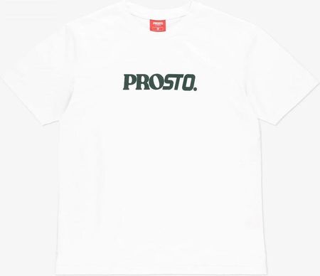 Damski t-shirt z nadrukiem Prosto Cherries - biały