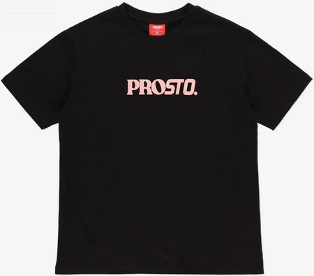 Damski t-shirt z nadrukiem Prosto Cherries - czarny