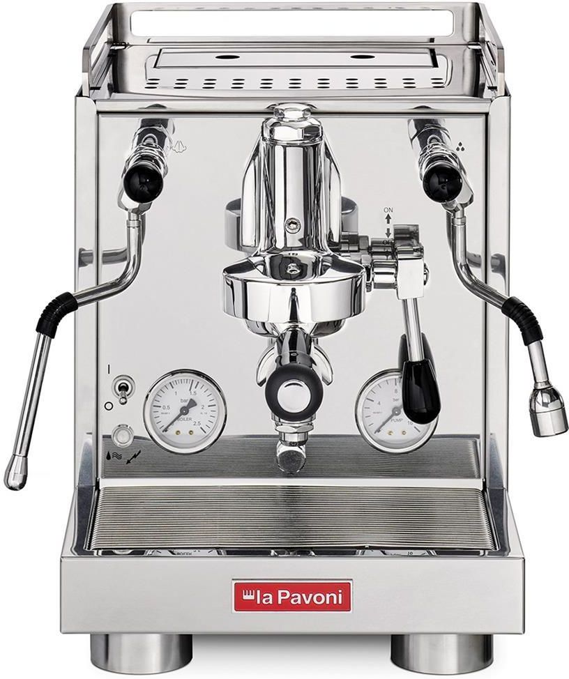 фото Ріжкова кавоварка еспресо La Pavoni New Cellini Evolution Silver (LPSCVS01EU)
