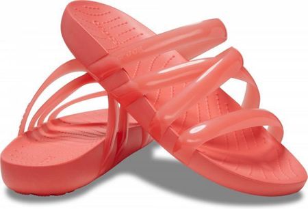 Damskie Klapki Crocs Splash Glossy Strappy Sandal 36-37