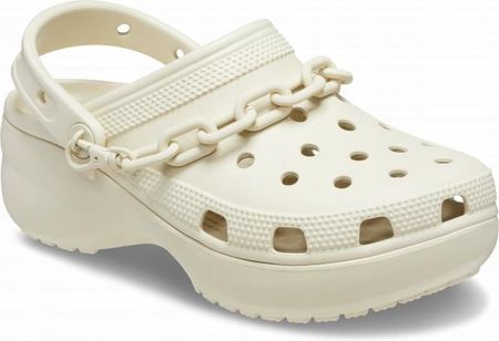 Damskie Buty Chodaki Klapki Crocs Platforma Chain Clog 41-42
