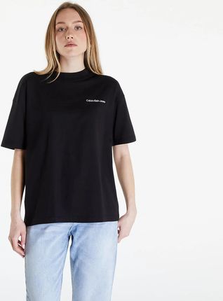 Calvin Klein Jeans Embroidered Slogan Back Tee Black