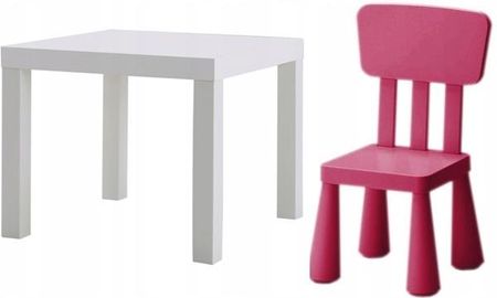 Ikea Stolik Lack Krzesło Mammut Dla Dziecka Róż