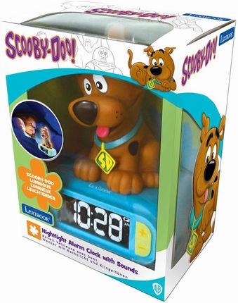 Budzik Cyfrowy Z Lampką Nocną Scooby Doo I Efektami Dźwiękowymi Rl800sd