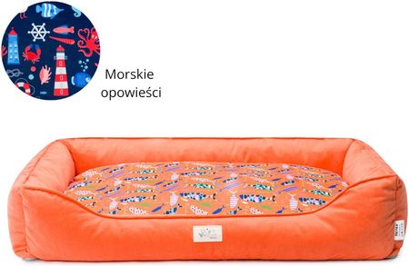 Hevea Legowisko Leniowisko Psie Historie Art Morskie Opowieści Pokrowiec Morskie Opowieści 75/50