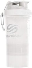 Zdjęcie Smartshake Original2Go Shaker Sportowy + Pojemnik Pure White 600Ml - Nowa Sarzyna