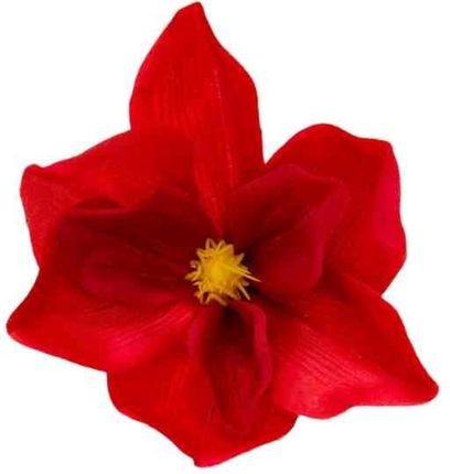 Magnolia główka satyna Red sztuczne kwiaty