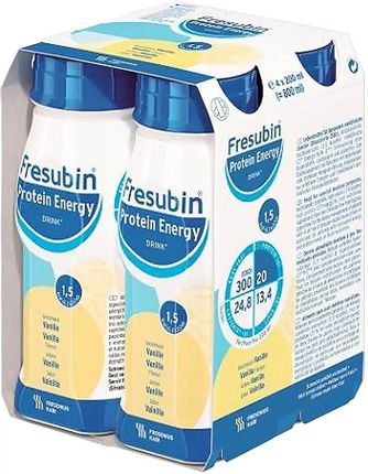 Fresenius Fresubin Protein Energy Drink O Smaku Waniliowym Płyn 4x200ml