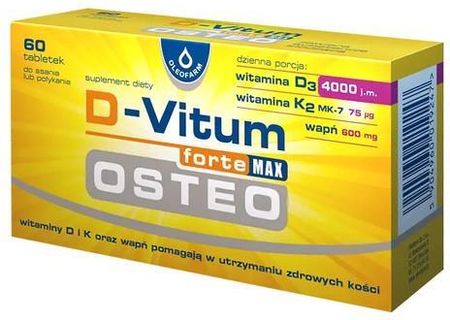 Oleofarm D-Vitum Forte Max Osteo 60Tabl