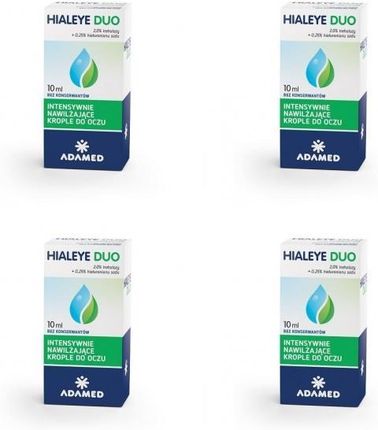 Adamed Pharma S.A. Hialeye Duo Krople Do Oczu 4x10ml