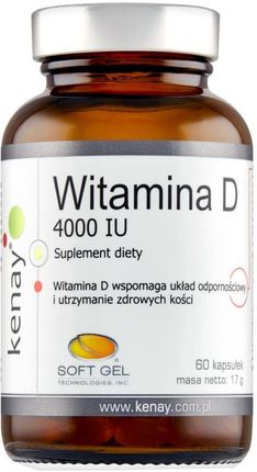 Kenay Witamina D3 4000 Iu 60Kaps