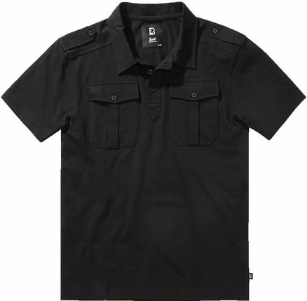 Koszulka Polo BRANDIT Jon z krótkim rękawem - czarna RATY 0% | PayPo | GRATIS WYSYŁKA | ZWROT DO 100 DNI