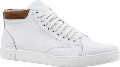 Zdjęcie Buty skórzane męskie sneakersy 2108 białe 43 - Łosice