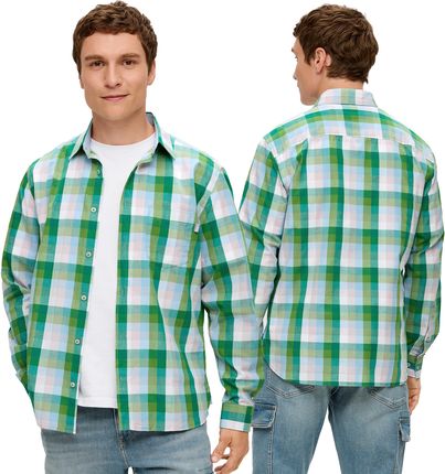Koszula męska s.Oliver zielony - XL