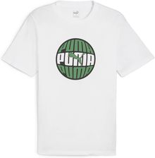 Koszulka męska Puma GRAPHICS CIRCULAR biała 68017402 - zdjęcie 1