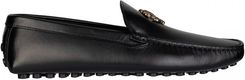 ROBERTO CAVALLI luksusowe męskie mokasyny ITALY BLACK / GOLD