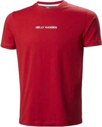 Męska Koszulka z krótkim rękawem Helly Hansen Core T-Shirt 53532_162 – Czerwony