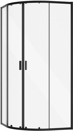 Besco Zarya 90x90 Black + Bodzik Axim Stone Effect ZBAXS90190 - zdjęcie 2