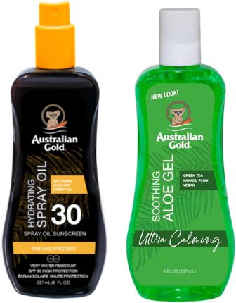 Australian Gold Olejek Carrot Oil Spray SPF30 + Aloe Po Opalaniu