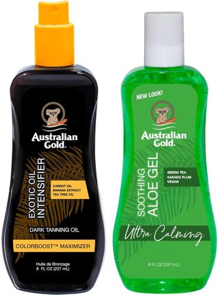 Australian Gold Exotic Oil Spray Przyspieszający + Aloe Po Opalaniu