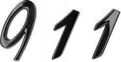 Zdjęcie Emblemat Samoprzylepny Znaczek Porsche 911 Carrera 6,7X2,9 Cm Czarny - Dąbrowa Górnicza