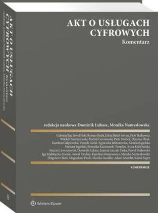 Akt o usługach cyfrowych. Komentarz (PDF)