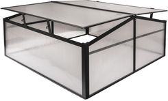 Grindi Mini Szklarnia Ogrodowa Z Poliwęglanu 100X100X48 Magnolia IV Czarna 960156