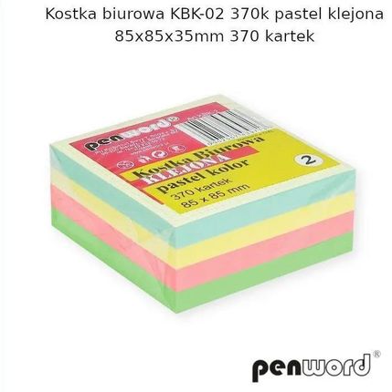Penword Kostka Biurowa Pastel 85X85X35Mm 370K