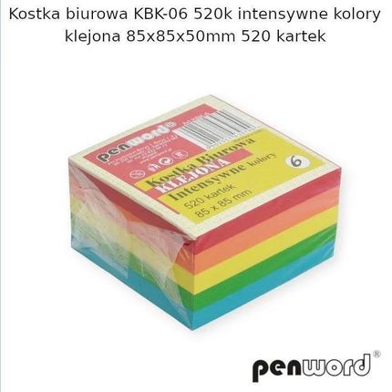 Penword Kostka Biurowa Mix 85X85X50Mm 520K