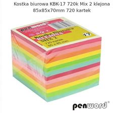 Zdjęcie Penword Kostka Biurowa Mix 85X85X70Mm 720K - Kraków