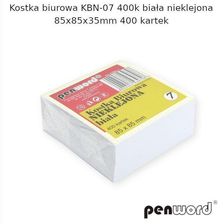 Penword Kostka Biurowa Biała 85X85X35Mm 400K