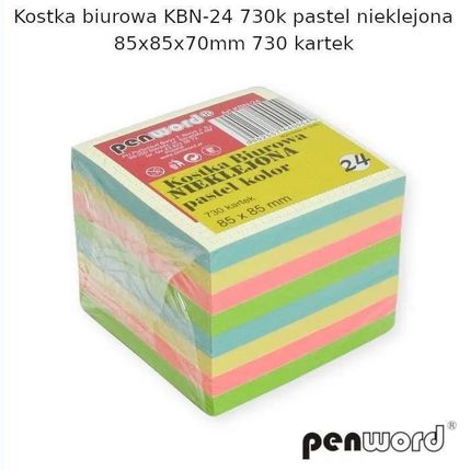 Penword Kostka Biurowa Pastel 85X85X70Mm 730K