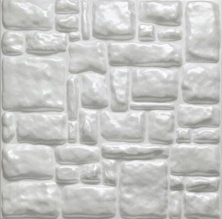 Systemdecor Panele Ścienne Kasetony Sufitowe 3D Kamień Biały