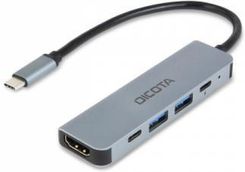 Zdjęcie Dicota Hub USB-C 5 w 1 Video Hub 4K PD 100W (D32060) - Warszawa