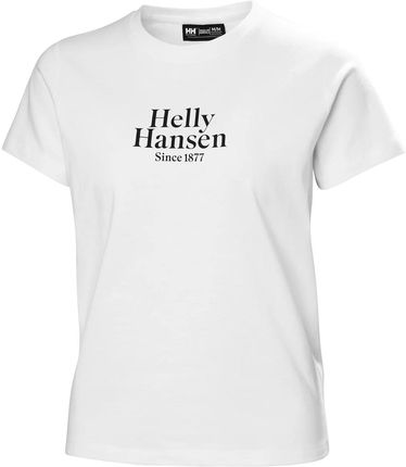 Damska Koszulka z krótkim rękawem Helly Hansen W Core Graphic T-Shirt 54080_001 – Biały