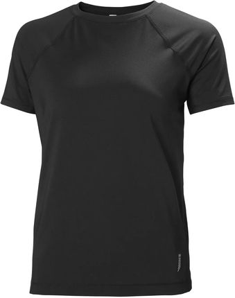 Damska Koszulka z krótkim rękawem Helly Hansen W Tech Trail SS T-Shirt 48514_991 – Czarny