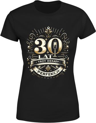 na 30 urodziny Damska koszulka (M, Czarny)