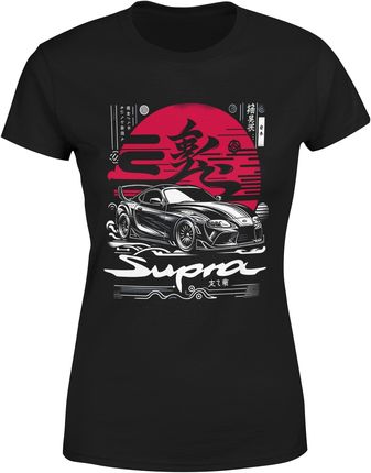 Toyota supra mk4 Damska koszulka (XXL, Czarny)